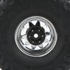 4PCS 1.9in Wheel Tires with 10 Holes Hub Uneven Gravel