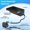 NFESOLAR Pond Waterfall Spillway Kit for Outdoor Pond up to
