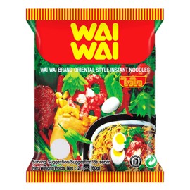 Wai Wai Instant Noodle (Oriental Style) 1.93 Oz Pack of 10