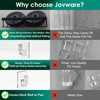 Jovware Shower Caddy Adhesive Strips - 2 Pack Replacement for