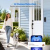 1080p Wireless Video Doorbell Camera with Smart AI Human Detection,