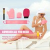 5 Piezas Kit Aplicador de Manopla Autobronceadora Incluye Guante Exfoliante,