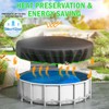 Sbekiev 14.2 Feet Round Pool Cover, Solar Cover for Above