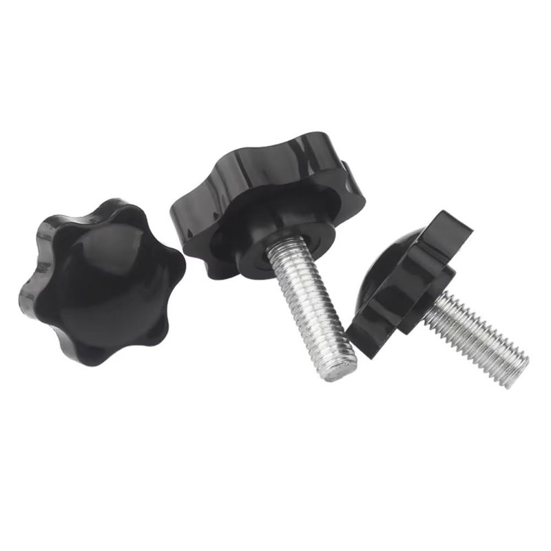 SYDARSYN Wing Screw Plastic Hexagonal Star Head Knurled Screw Grip