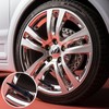 MEAJOO 6PCS Spiked Style Tire Valve Stem Caps, Universal Aluminium