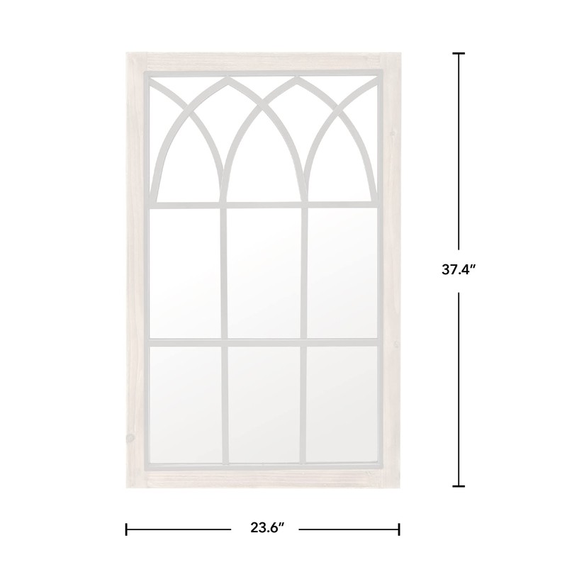 FirsTime & Co. Grandview Arched Window Wall Mount Mirror, 37.5"H