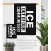 Abolish ICE ICE Out of Our Communities Flag Kit Stand