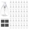42 Pcs 8 oz Foaming Soap Dispenser Refillable Empty Containers
