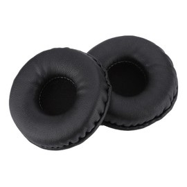 70mm Universal Replacement Ear Pads for Most Headphone, Protein Leather + Soft Foam Ear Cushions, and Flexible