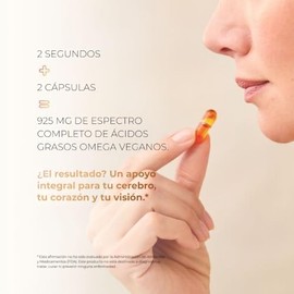 JuicePlus+ | Vegan Omega Blend | Mezcla de Omega 3, 5, 6, 7 y 9 de Fuentes Veganas | Ácidos Grasos Esenciales de Plantas y Algas | Suplemento Alimenti