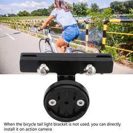 OUKENS Bicycle Tail Lamp Bracket, Bike Tail Light Saddle Support Seat Post Mount, Bike Lamp Bracket Holder, Tail Light Rack Mount for Garmin Varia Edge
