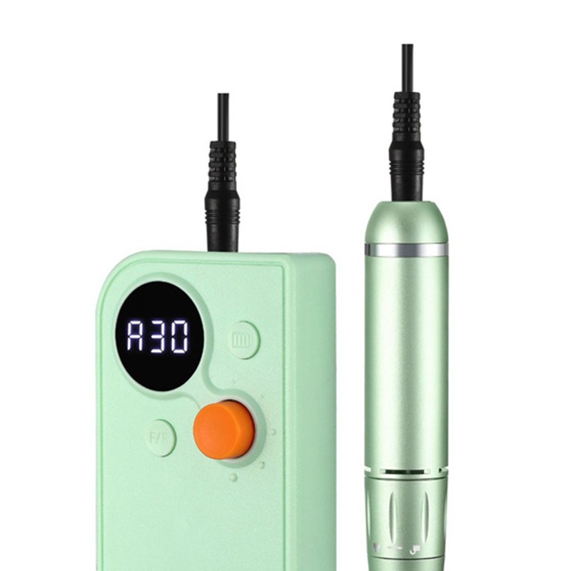 UV101 Nail Drill Machine LED Screen 0‑30000RPM Potable Nail Grinding