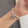 Jextech Pulsera Oso Corazón Dama Ley Plata 925 Detallado Regalo