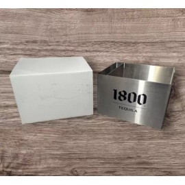 1800 Tequila NIB 1800 Tequila - Stainless Steel Barware Bar Caddy Napkin & Straw Holder