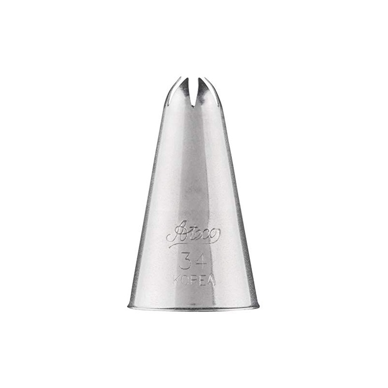 Closed Star Tip #34 by Ateco
