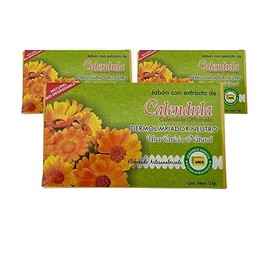 Jabón García Caléndula 3 Pz De 125g Ecológico Biodegradable