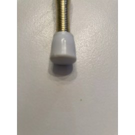 Lawrence Hardware Wideskall 4 Packs Spring Door Stopper Spring Door Stop, Satin Brass