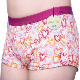 Hearts Incontinence Pants 110/116 cm - pink