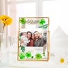 Yalikop 4 Pcs Double Glass Frame for Pressed Flowers Handmade