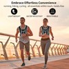 Premium Reflective Running Vest Phone Holder, Water Bottle Pocket, Adjustable