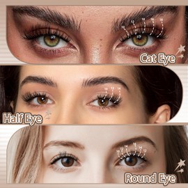 Himirell Lash Clusters Kit Fluffy Volume Eyelash Extension Kit 140Pcs 5D Wispy Natural DIY lash Extenisons D Curl with 140Pcs Individual Lashes, Lash Bond and Remover,Tweezers for Self Use