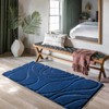 EXDE Bathroom Rugs Mat, Soft Plush Shaggy Microfiber Bath Rug,