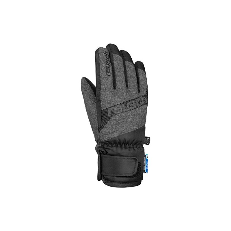 Reusch Children's Dario R-TEX XT Gloves, Black/Black Melange, 3.5