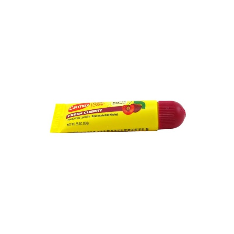 Carmex Bálsamo Labial Fresh Cherry Spf#15 Tubo de 0.35 onzas