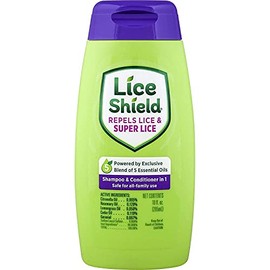 Lice Shield Lice Shield Shampoo & Conditioner in 1, Repels Lice and Super Lice, 10 fl oz