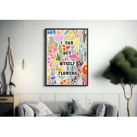 I CAN BUY MYSELF FLOWERS Print | Lyrics Print | Miley Cyrus print | Lyrics sign