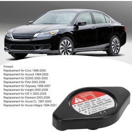 Tapa de Radiador de Refrigeración 19045 PAA A01 de Repuesto de Metal para Civic Accord Element Acura 19045 PAA A01 19045PAAA01 Compatible con Honda 1994 2006 1992 2005