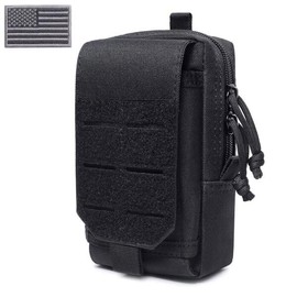 BlackA 택티컬 몰 EDC 파우치 휴대폰 홀더 유틸리티 가젯 정리 가방 [BlackA] Tactical Mole EDC Pouch Phone Holder Utility Gadget Organizer Bag [BlackA]