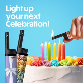 BIC EZ Reach Candle Lighter, The Ultimate Lighter with Extended Wand for Grills and Firepits