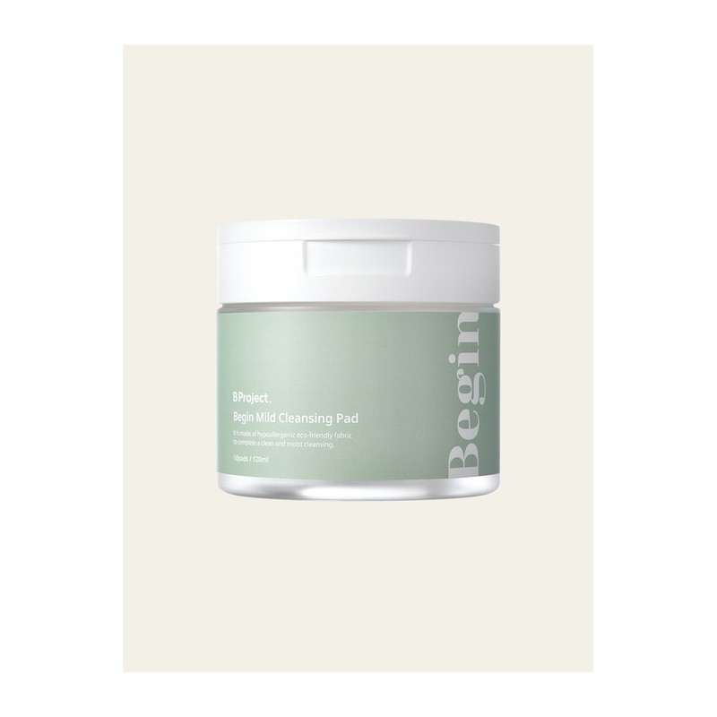 Begin Hypoallergenic Mild Cleansing Pads 60 sheets / 비긴 저자극