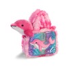 Aurora World Pet Carrier Plush Toy Animal, Fancy Pals Dolphin,