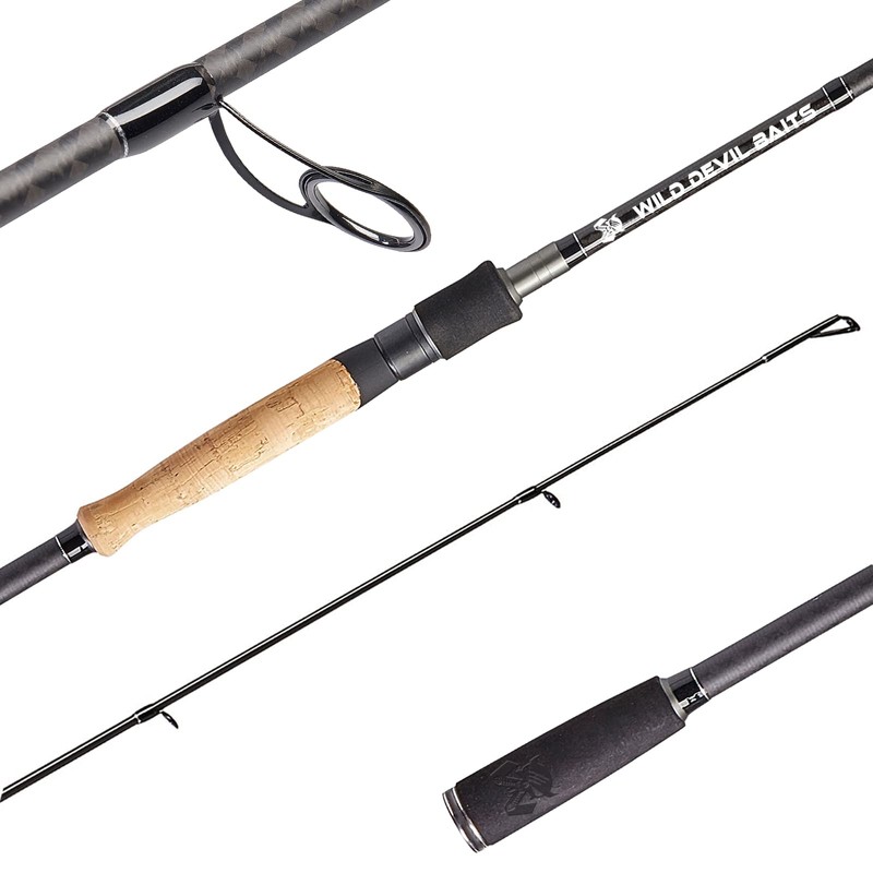 Wild Devil Baits Devil Stick Spin Spinning Rod Jig Rod