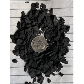 Shungite - Medium Chips no Powder - 100% Crystal Life+Love! Cleansing Charging Forever! mc (1 Ounce)