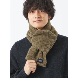 United Arrows Green Label Relaxing 32365991056 Mountain Reversible Down Muffler, Black (09).