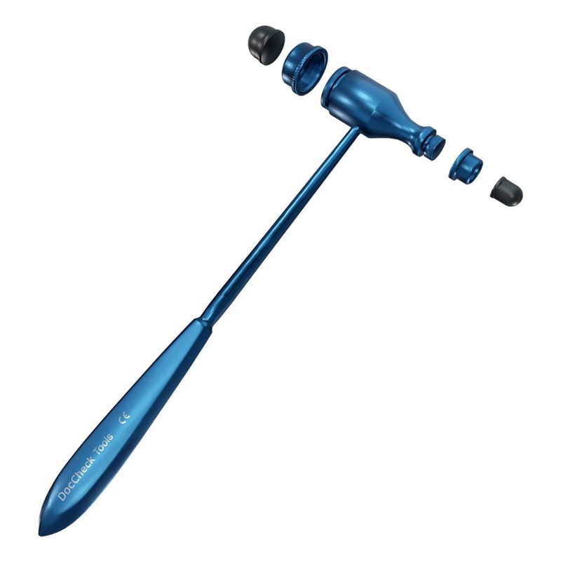 DocCheck Trömner Reflex Hammer "Klopp" - Metal Handle, Neurological Grip