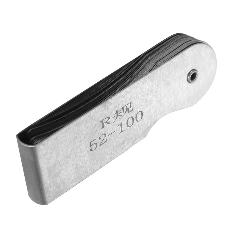 Stainless Steel Radius Fillet Gauge External Internal Concave Convex Measuring
