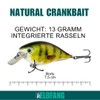ELBFANG Crankbait Wobbler Set, 13 g, 7.5 cm, Perch Pike