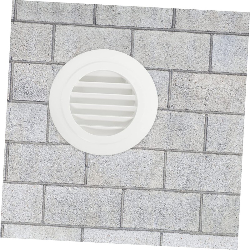 TEHAUX Round Air Conditioner Vent Cover Adjustable Soffit Air Exhaust