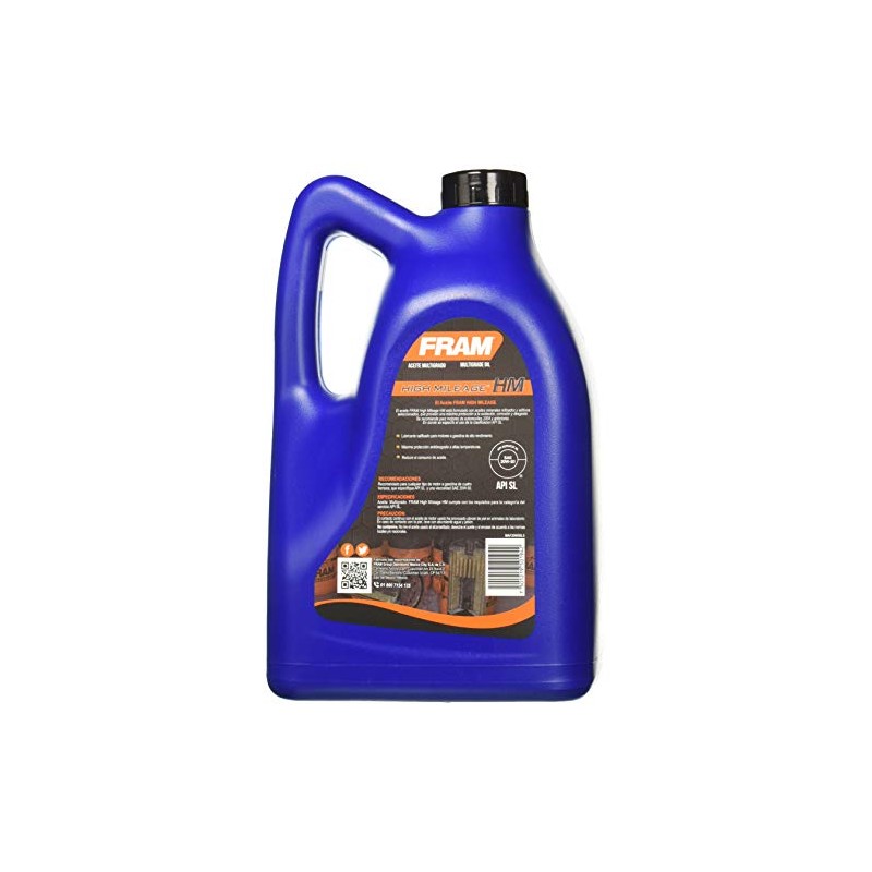 FRAM MAF20W50L5 High Mileage SAE 20W-50
