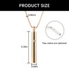 atnayo 2PCS Breathing Necklace, Portable Whistle Anxiety Breathing Necklace (Gold,