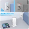 Tower Power Strip Flat Plug with 12 Outlets 4 USB(1