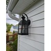 iMBAPrice 8141F-5 White Non-Metallic Siding Mounting Block with Built-in Electrical