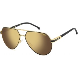 GAFAS CARRERA SUN - Modelo: CARRERA 1067/S C: MATTE BLACK GOLD Eye size: 62_Bridge size: 14 / Polarized: Sí