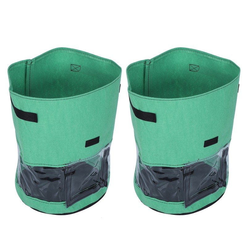 2PCS 10 Gallon Potato Plant Grow Bag Breathable Non Woven
