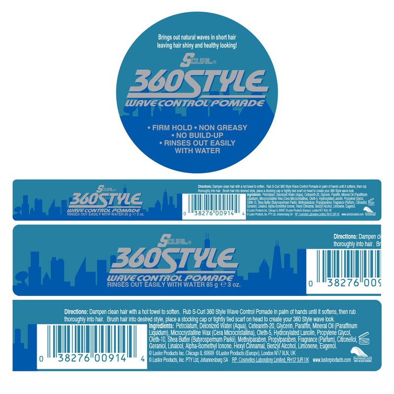 SCurl 360 Style Wave Control Pomade