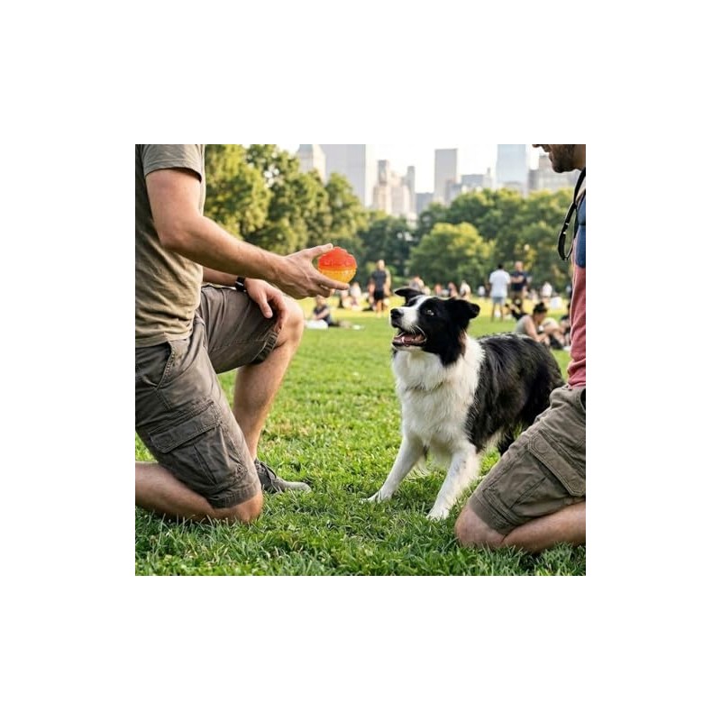 PETS&MORE | Pelota Masticable para Perros | Juguete Mordedor Chillón